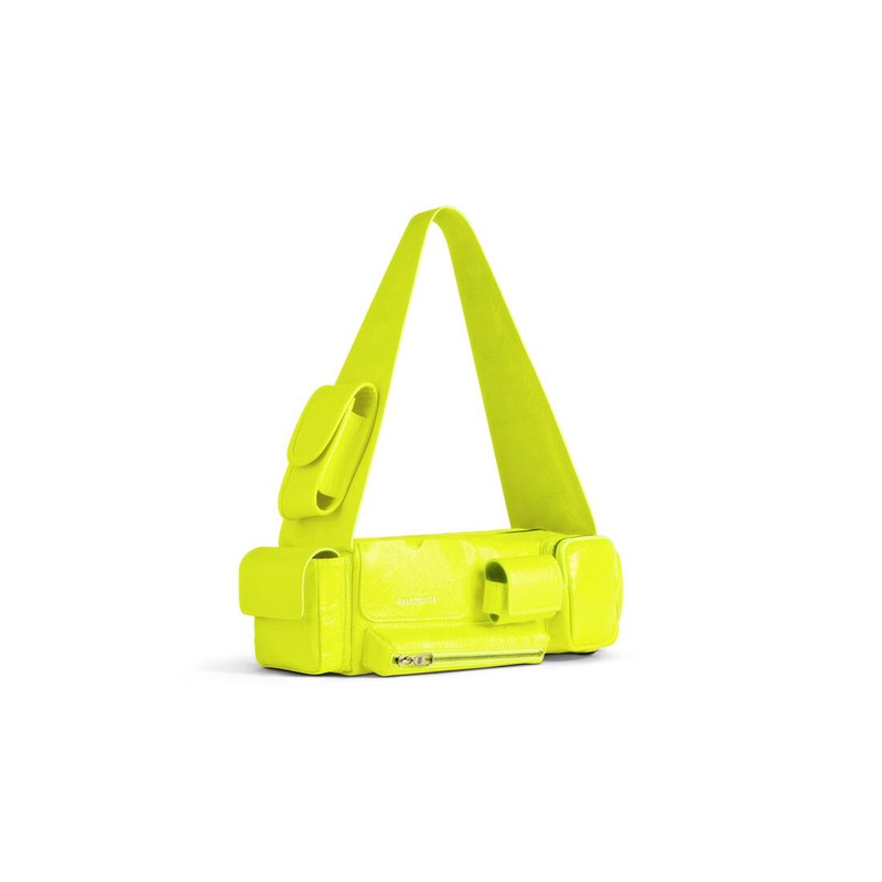 BALENCIAGA Women's Superbusy Xs Sling Bag  in Fluo Yellow outlook