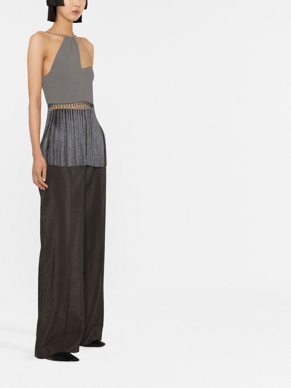 asymmetric fringed-edge top - 3