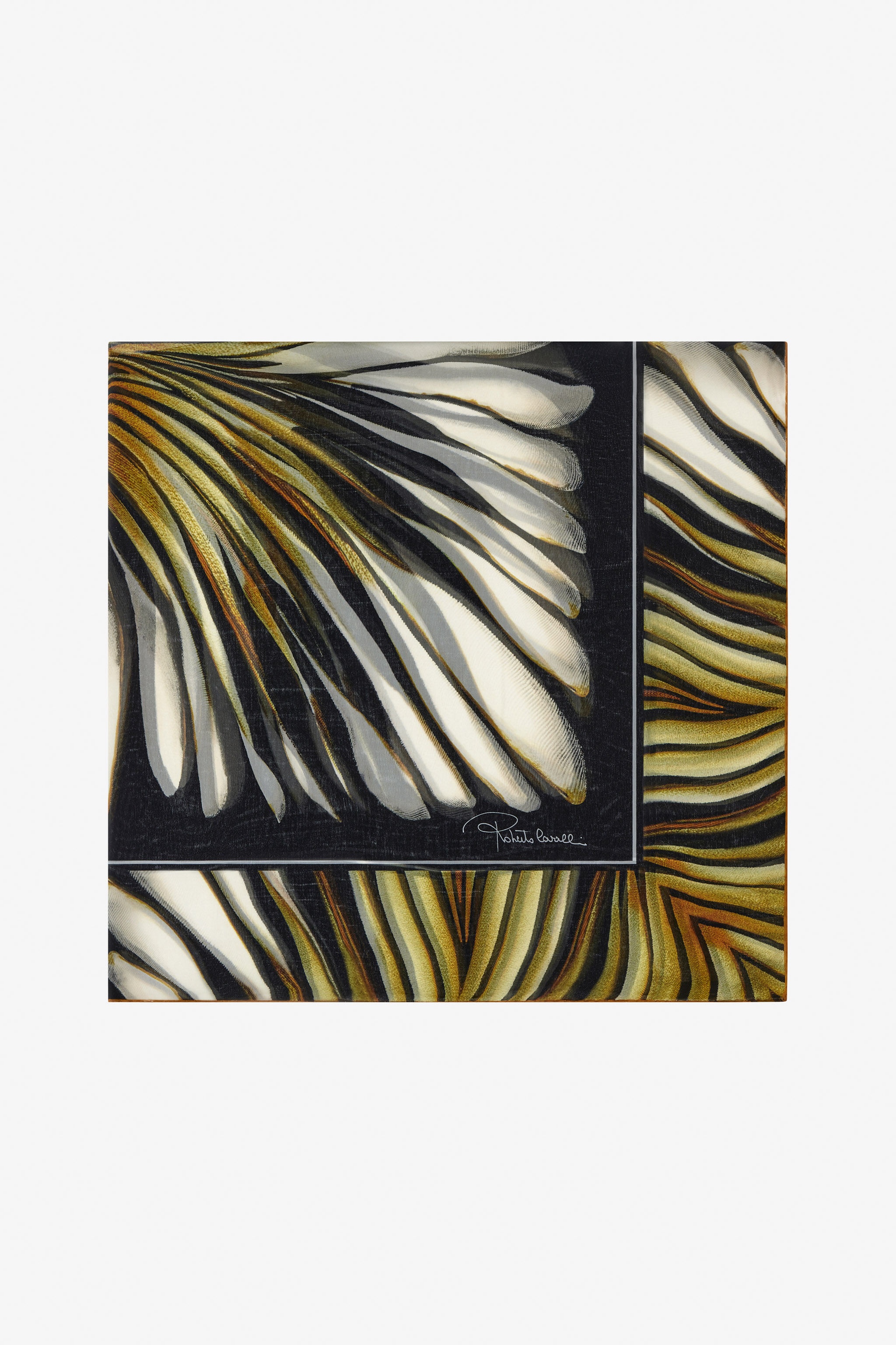Ray of Gold Print Scarf - 1