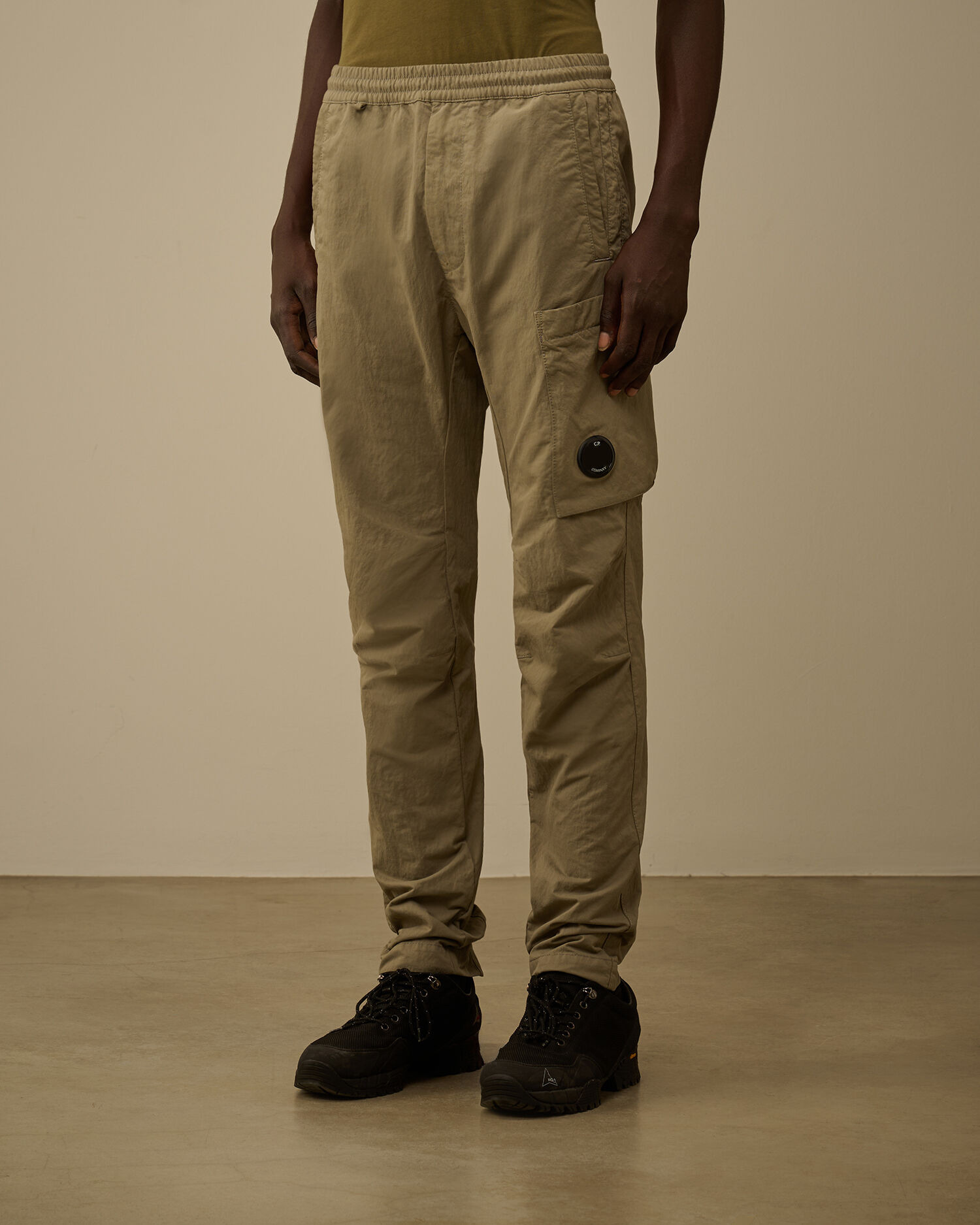 Diagonal Flatt Nylon Regular Cargo Pants - 3