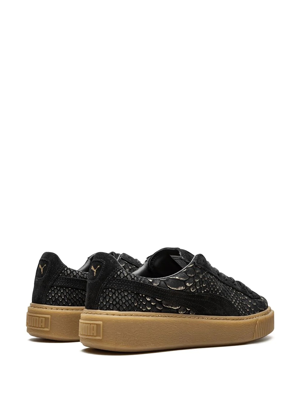 Platform Exotic Skin sneakers - 3