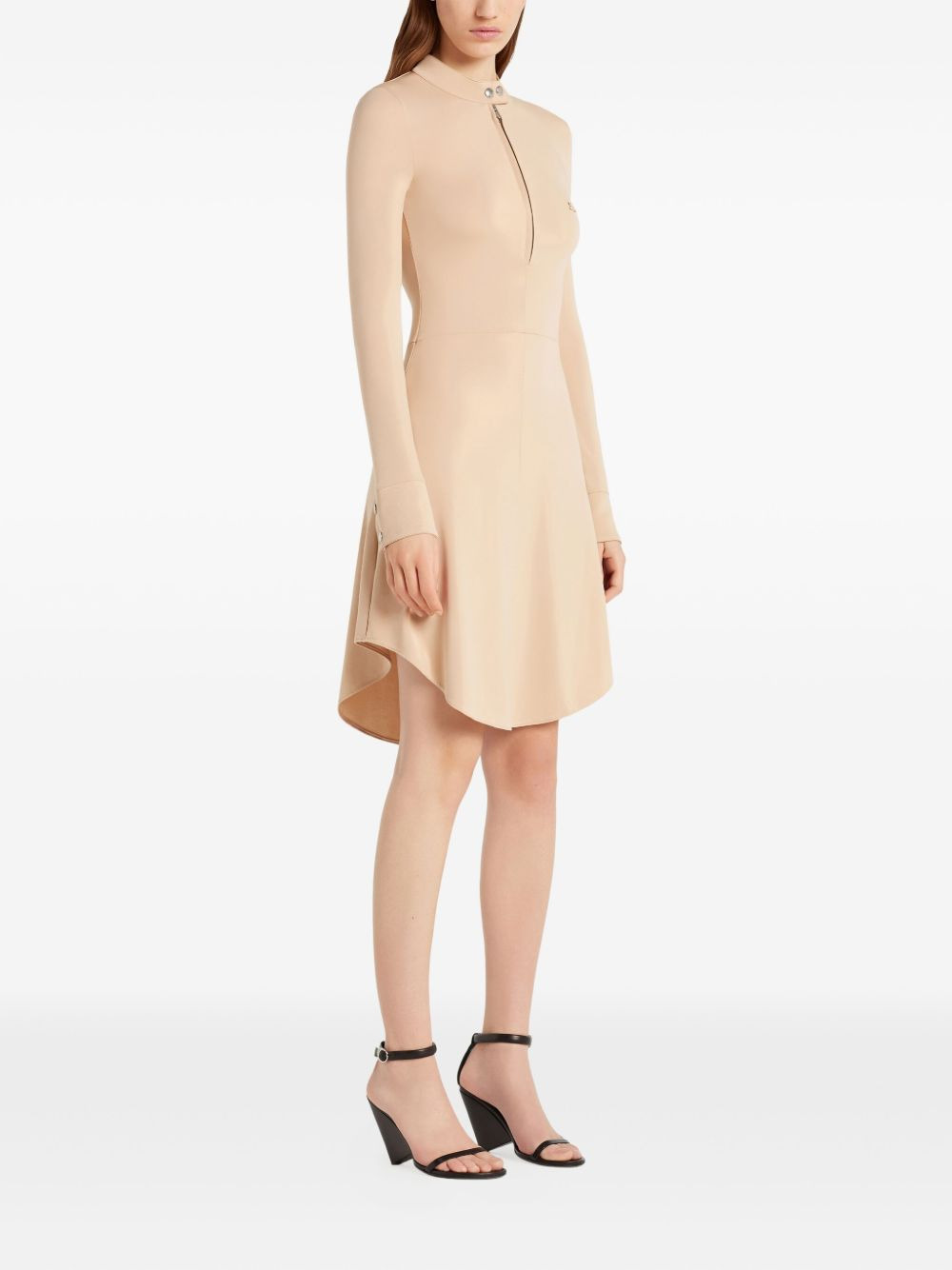 zippered-collar dress - 3