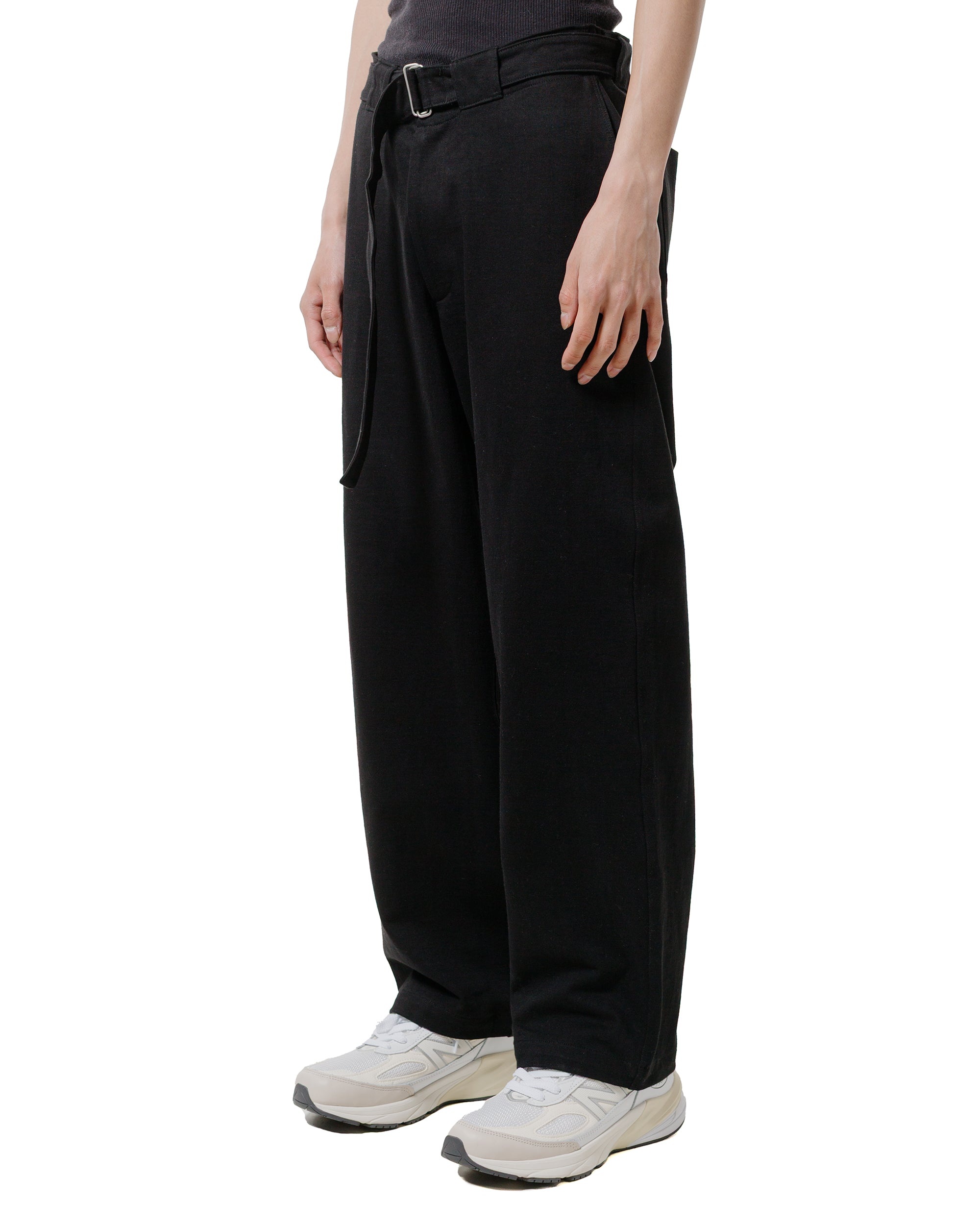 Belted Jersey Trouser Black - 2