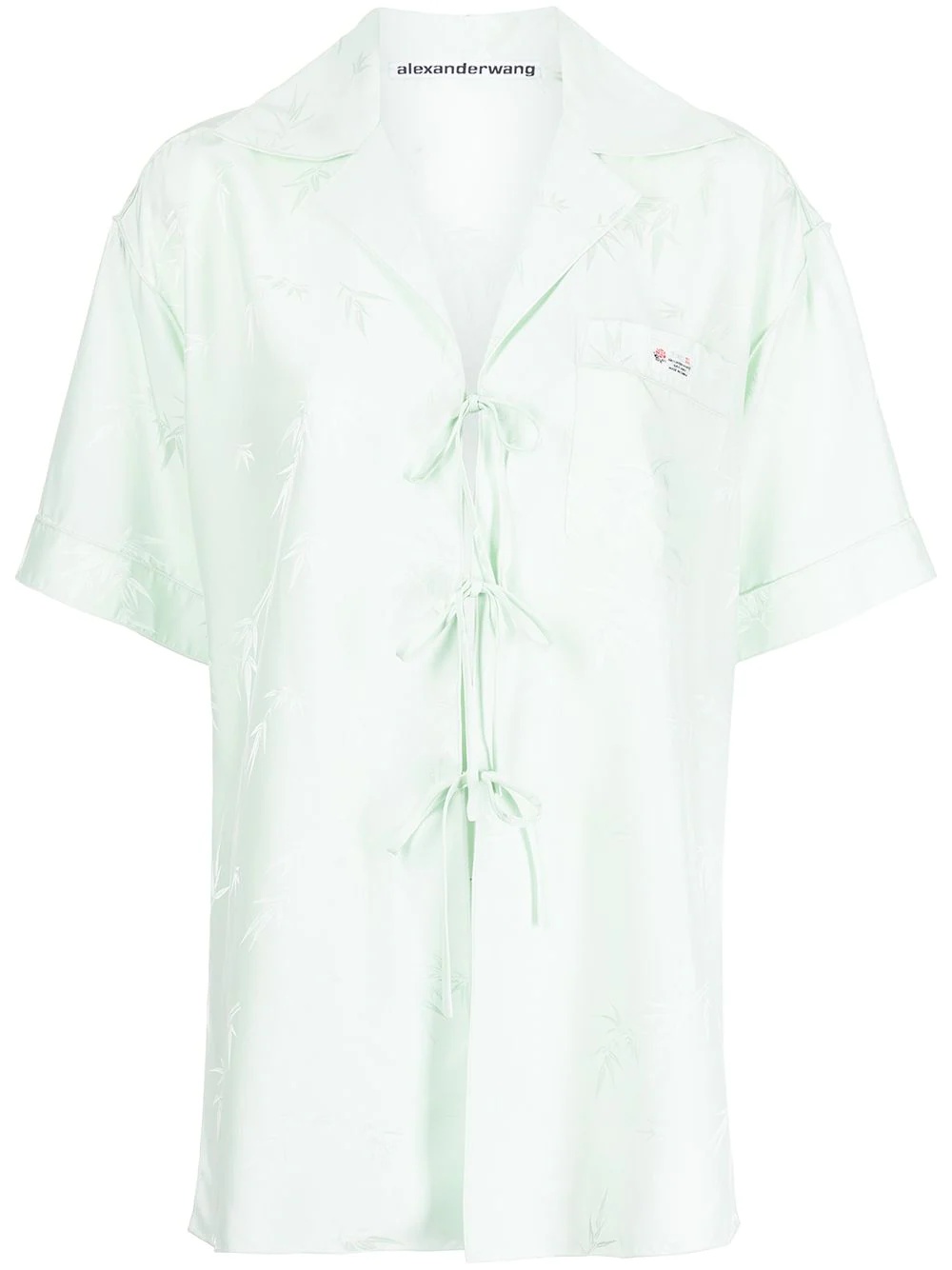 jacquard pajama-style shirt - 1