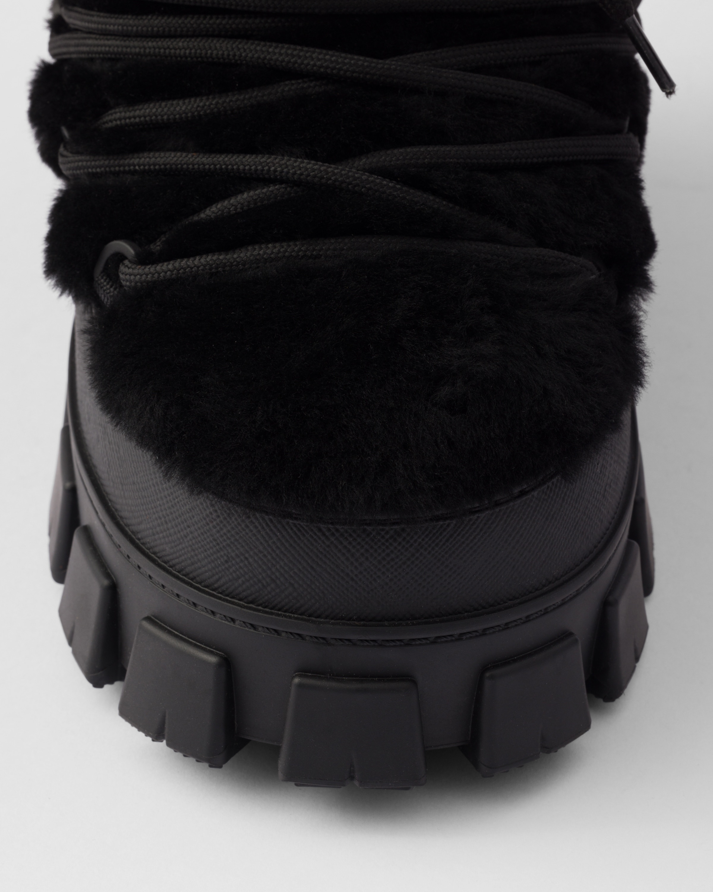 Shearling après ski booties - 5