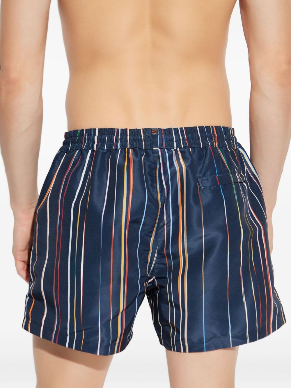 striped swim shorts - 3