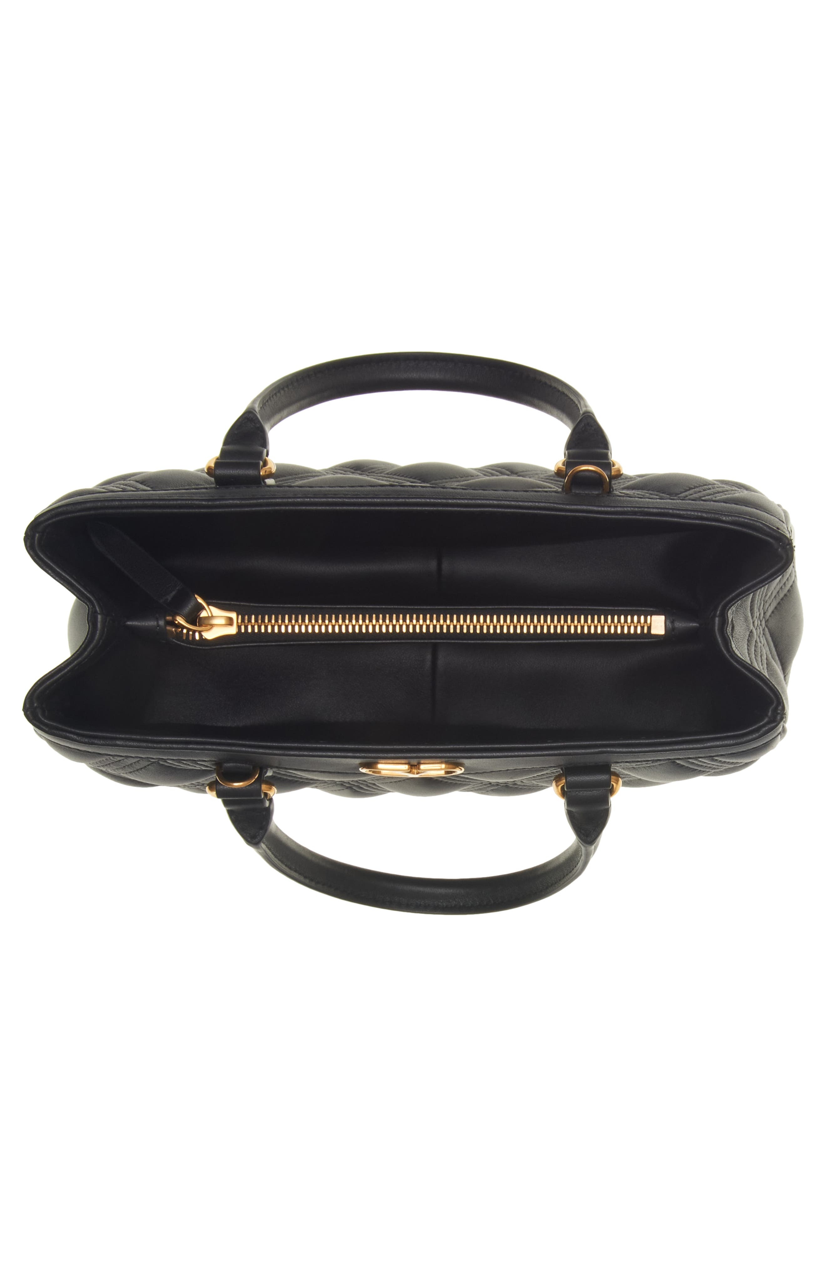 Valentino Garavani Quiltie 67 Leather Satchel in Nero at Nordstrom - 5