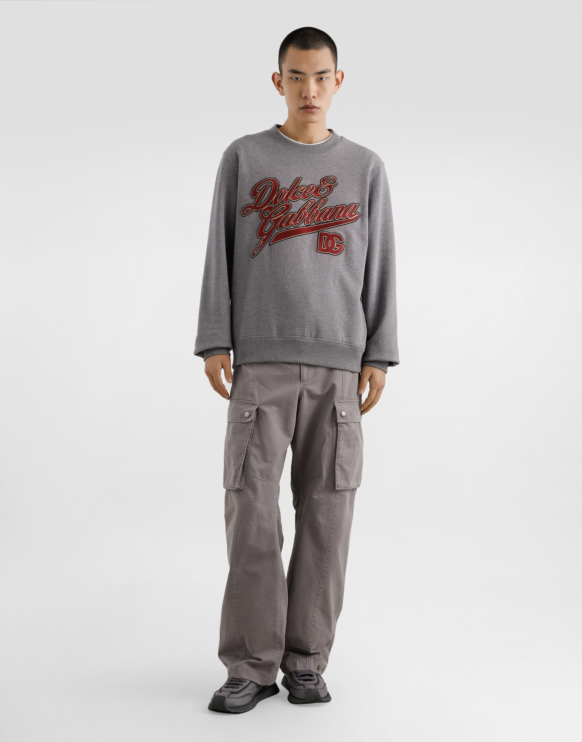Cotton sweatshirt with embroidery - 2
