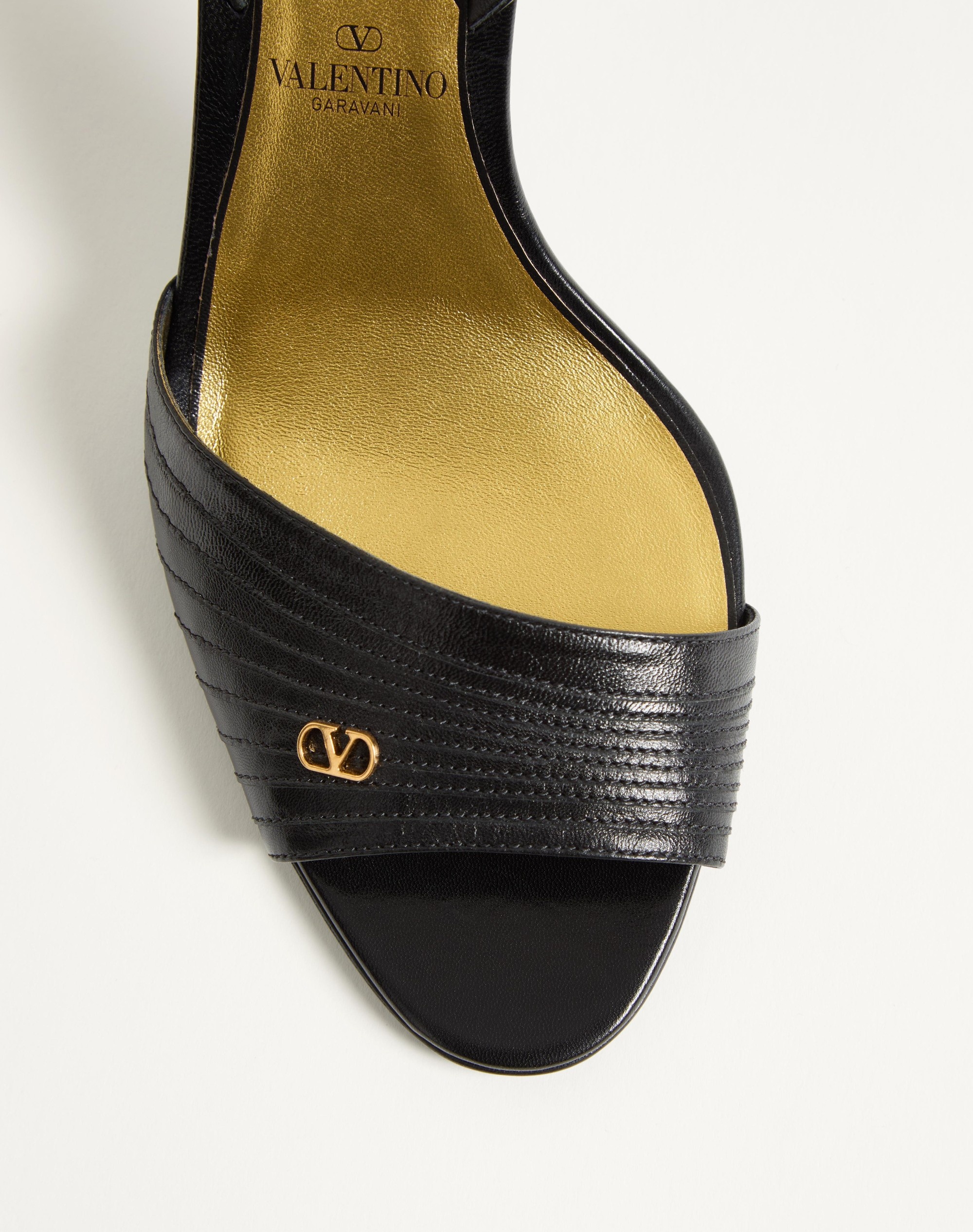 Valentino LADYCRUSH SANDAL IN KIDSKIN 85MM | REVERSIBLE