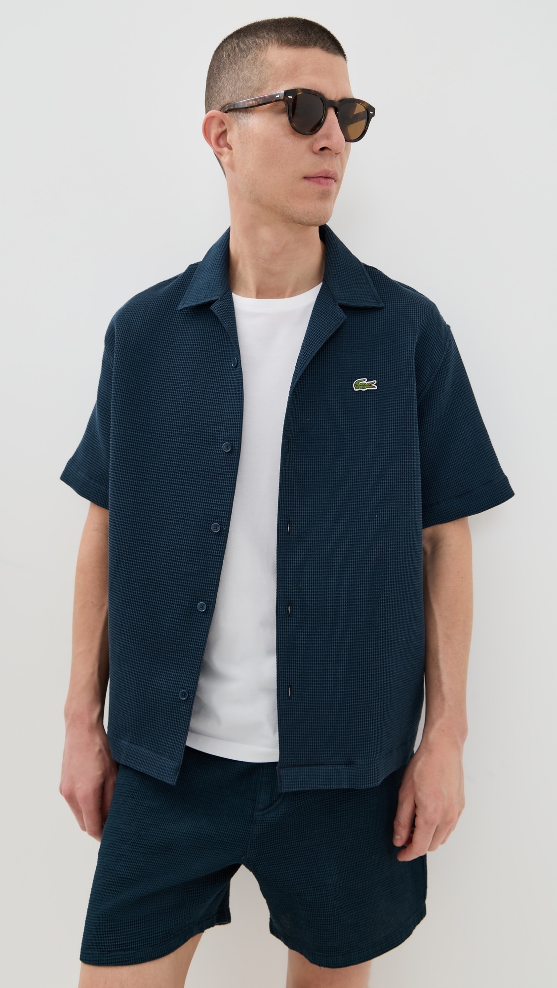 Relaxed Waffle Knit Shirt - 6