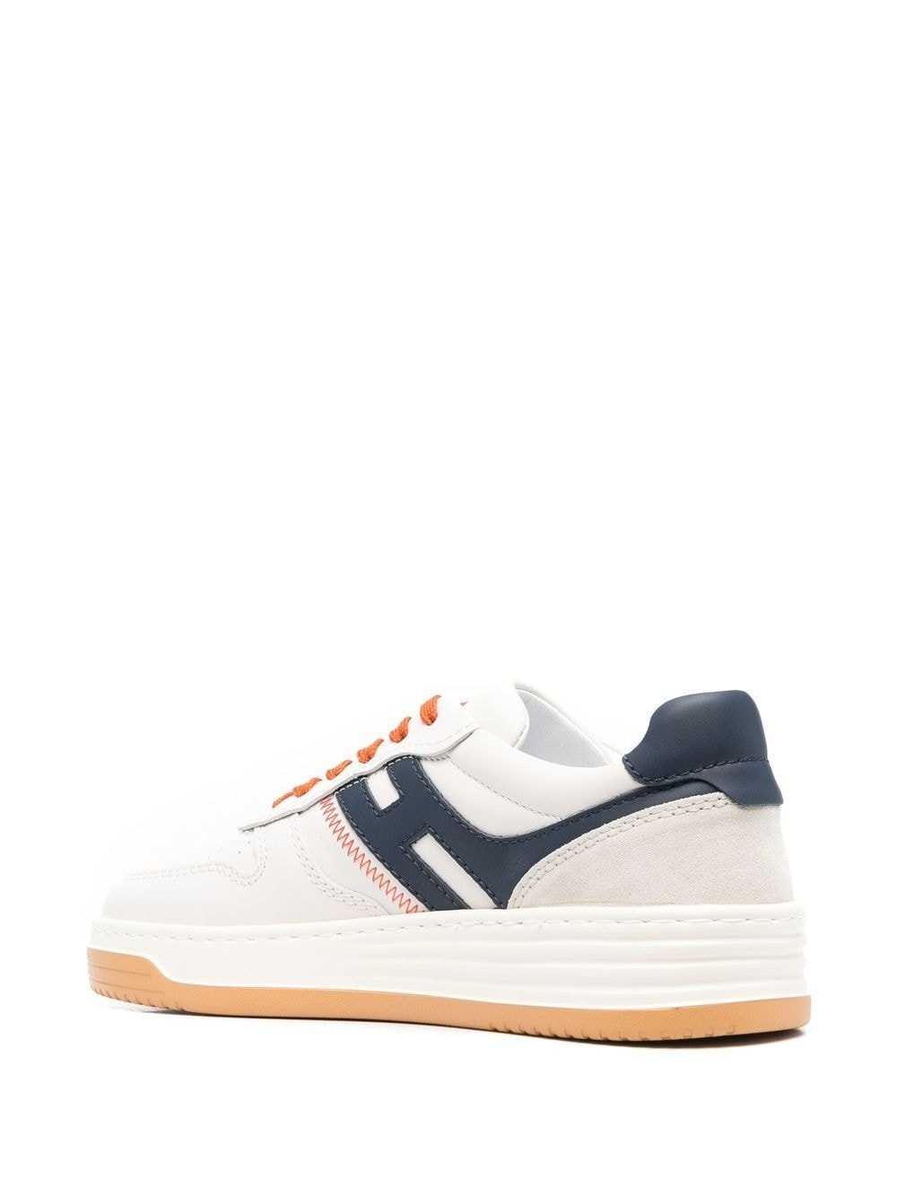 logo-patch low-top sneakers - 3