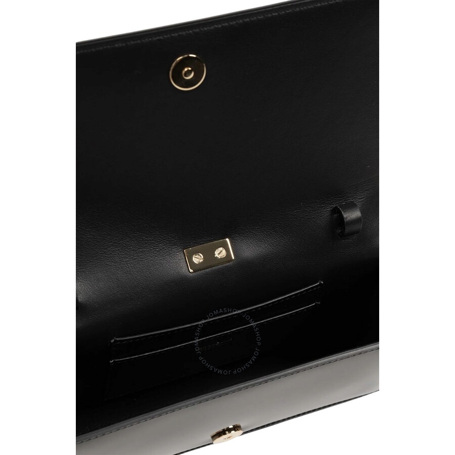 Ferragamo Debossed Logo Shoulder Bag in Black - 3