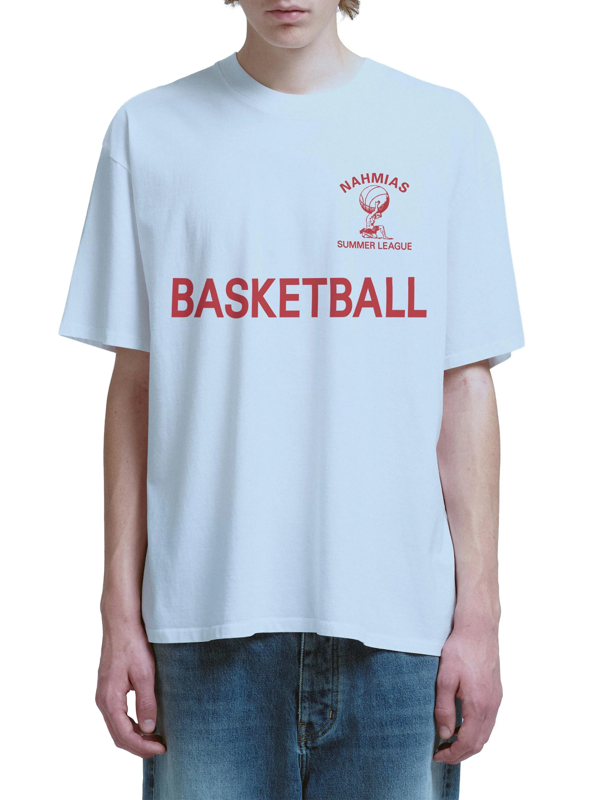 Men's Youth Cotton T-Shirt - Optic White - 1