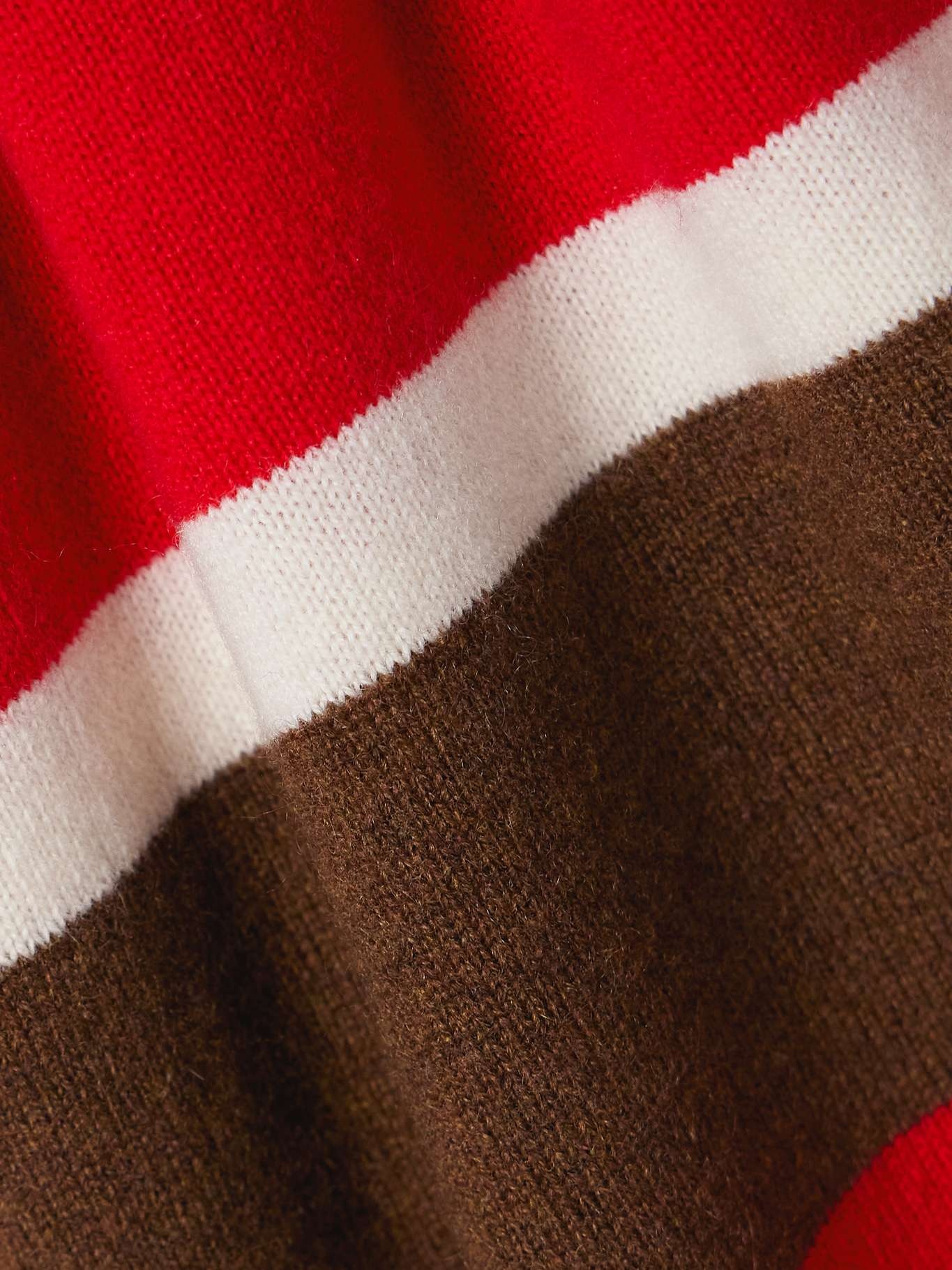 Oversized striped cashmere sweater Multi - 5