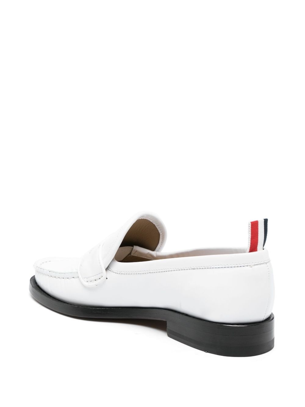Varsity leather penny loafers - 3