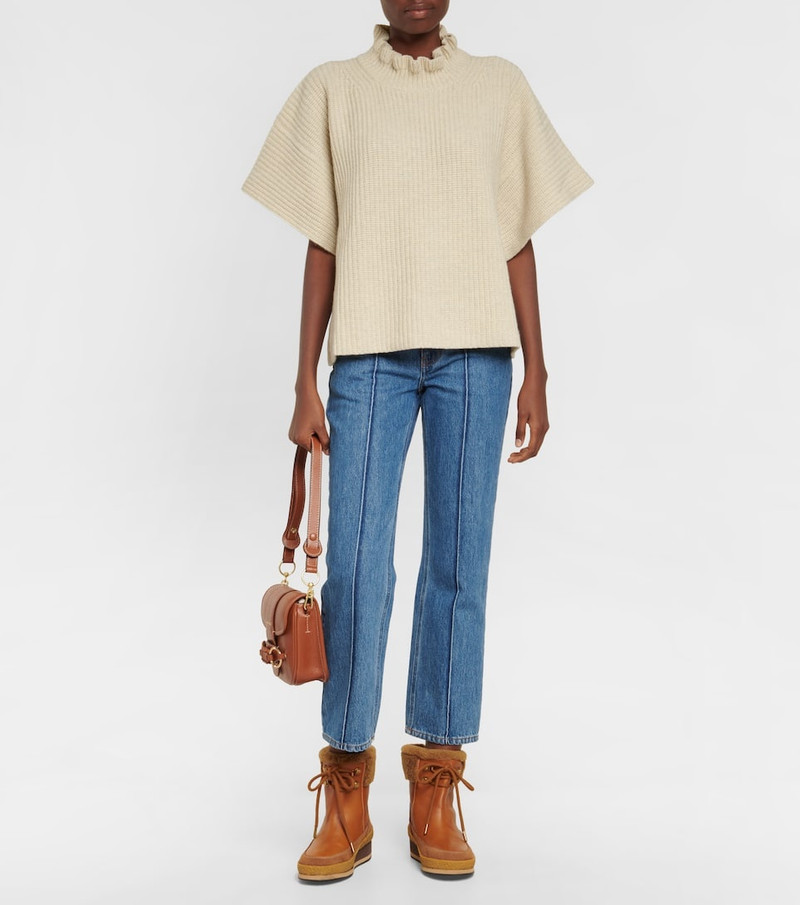 See by Chloé Cameron leather ankle boots outlook
