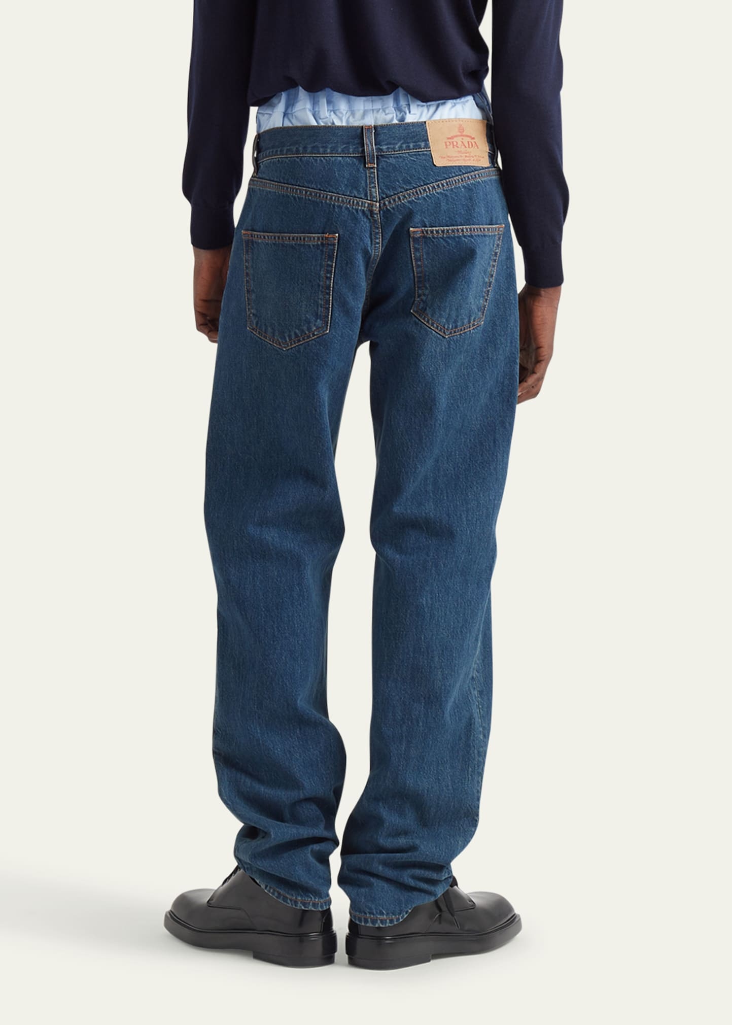 Men's Relaxed Used-Look Jeans - 3