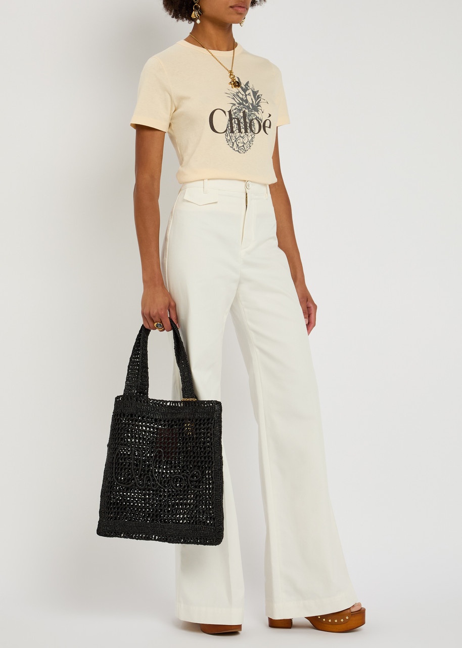 Chloe Printed Cotton T-shirt - 4
