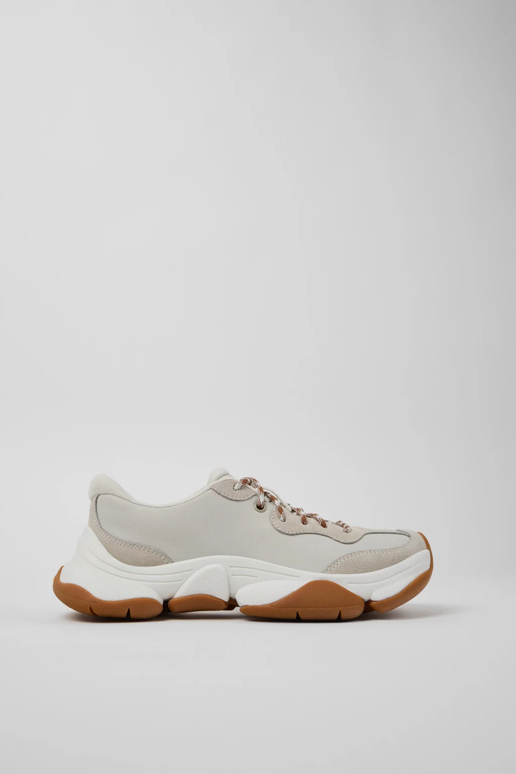 Karst 2 White Leather and Nubuck Sneakers for Women. - 1