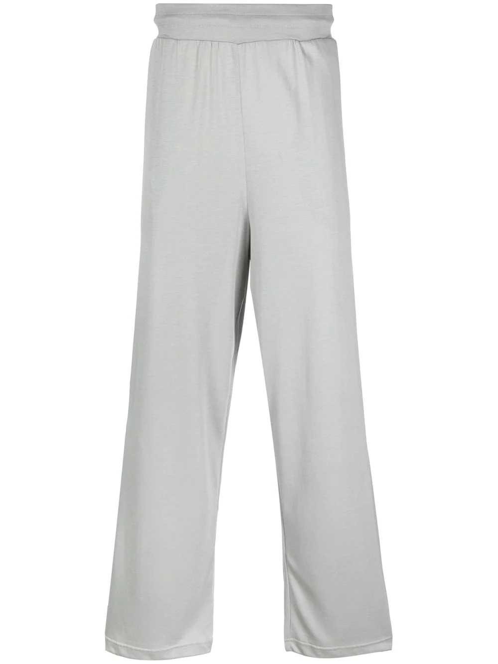 wide-leg cotton track pants - 1