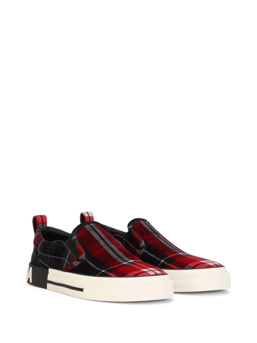 Portofino Light tartan-check sneakers - 2