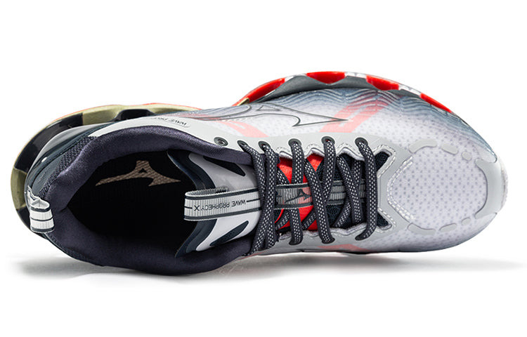 (WMNS) Mizuno Wave Prophecy X 10 Sports Shoes Grey/Red J1GD210029 - 3