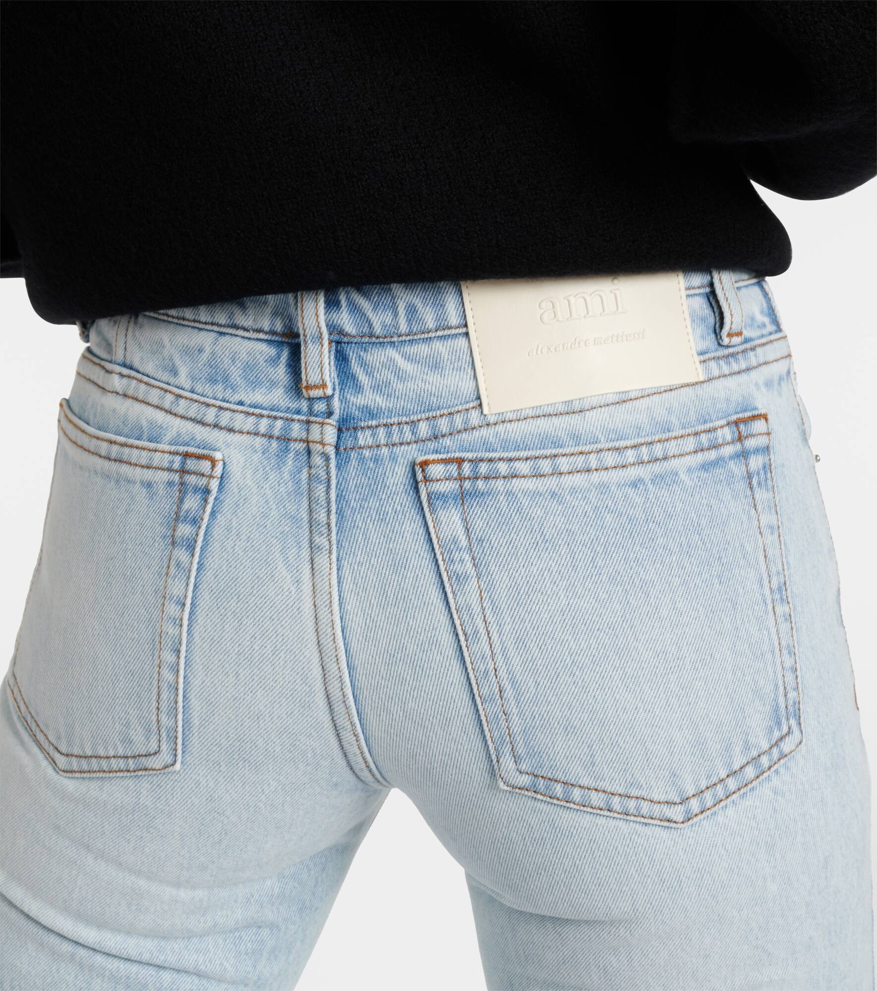 Split-hem flared jeans - 6
