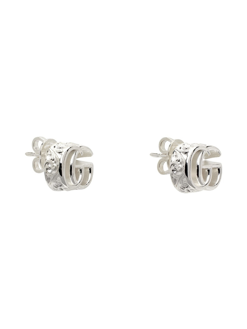 GUCCI Silver GG Marmont Earrings outlook
