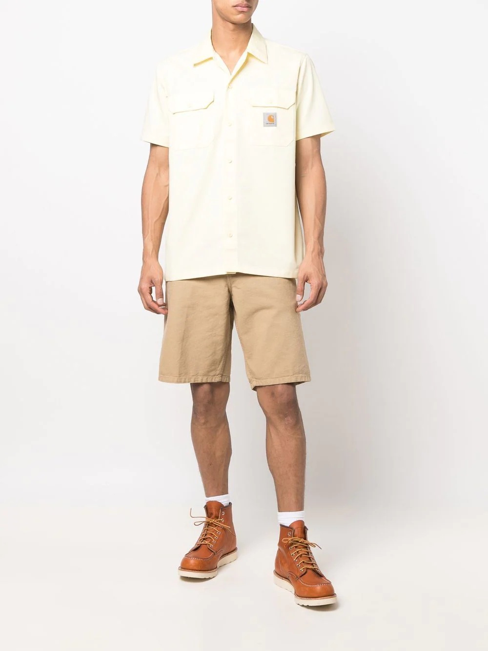 organic cotton cargo shorts - 2