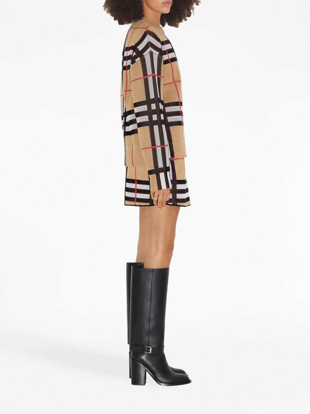 Vintage Check round-neck jumper - 3