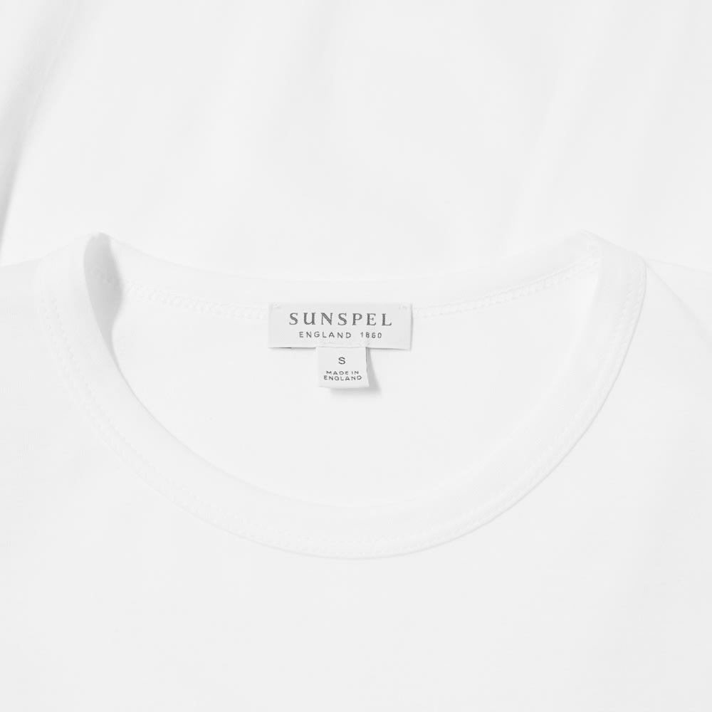 Sunspel Long Sleeve Crew Neck Tee - 2