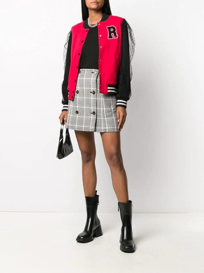 REDValentino embroidered Varsity jacket outlook