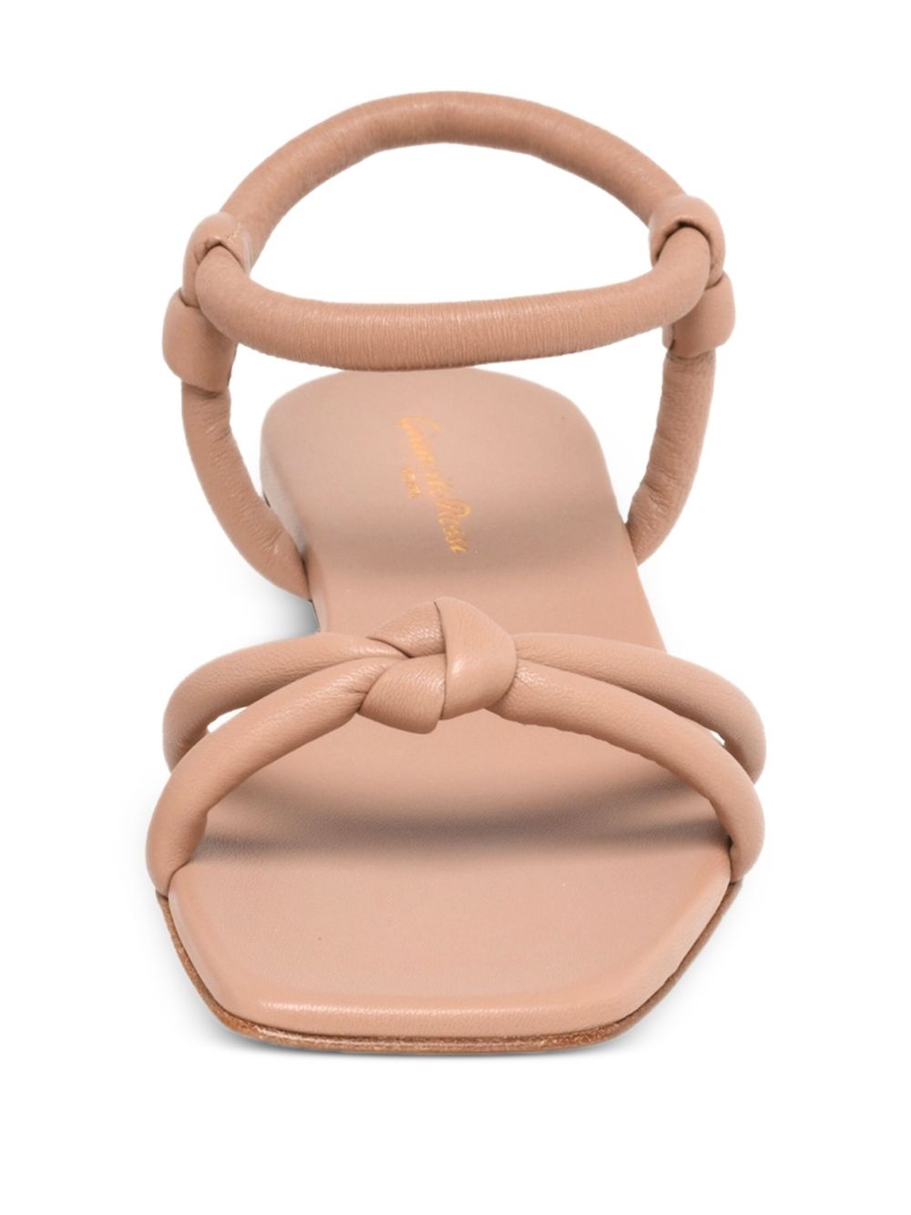 knotted leather sandals - 3