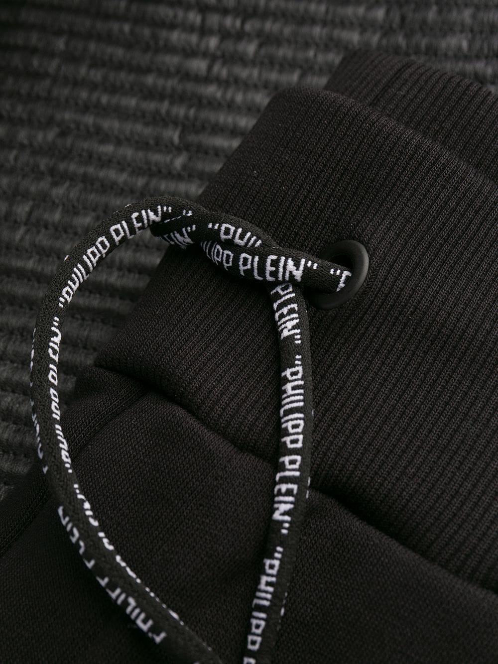 ribbed-detailed track pants - 6