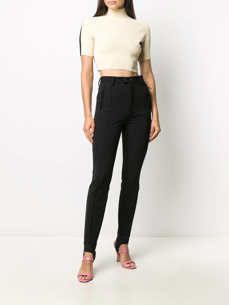 ribbed knitted cropped top 6