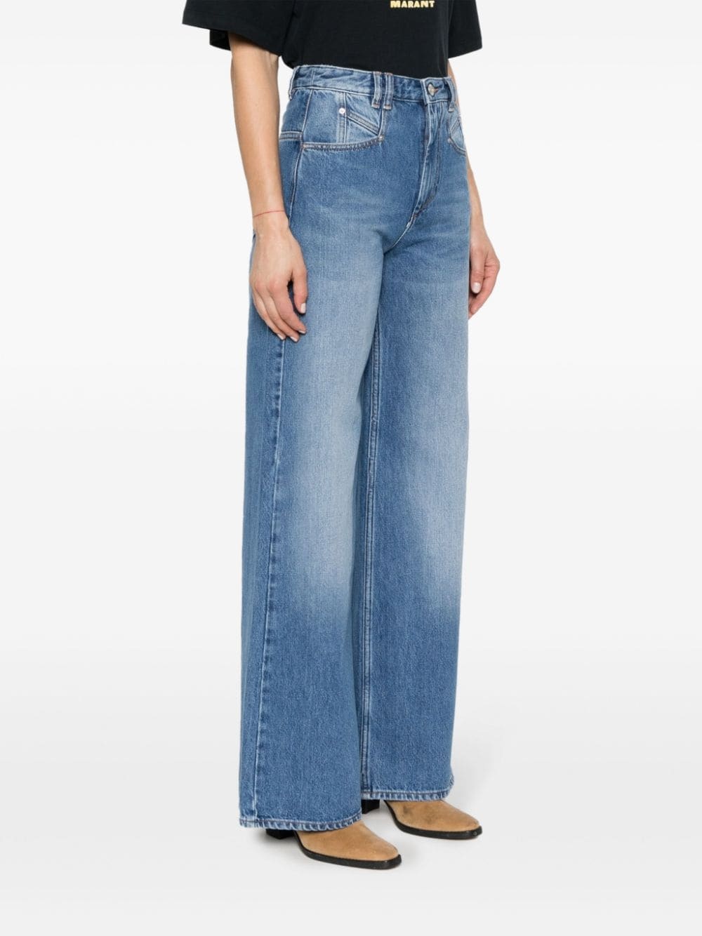 high-rise bootcut jeans - 3