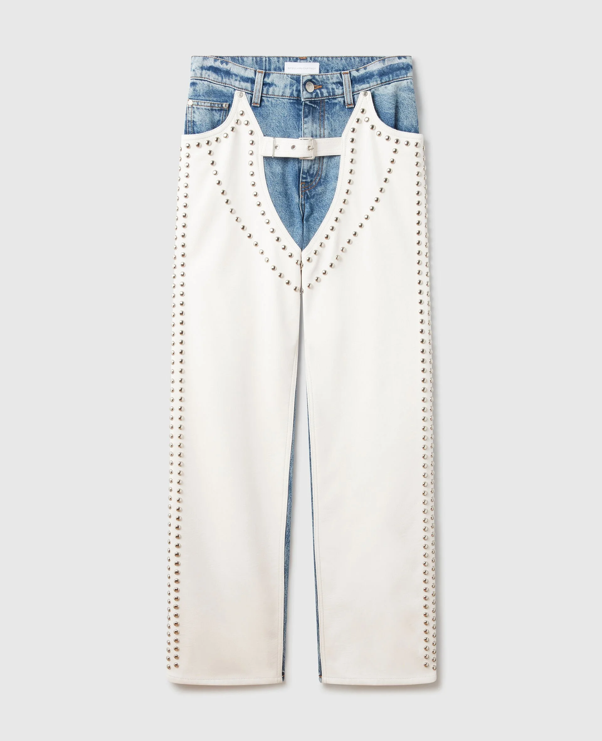 Chaps Studded Straight-Leg Jeans - 1
