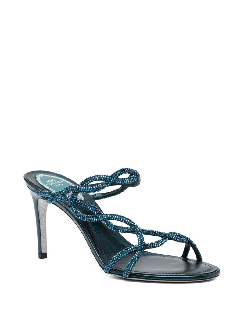 RENE CAOVILLA 80mm Braid sandals outlook