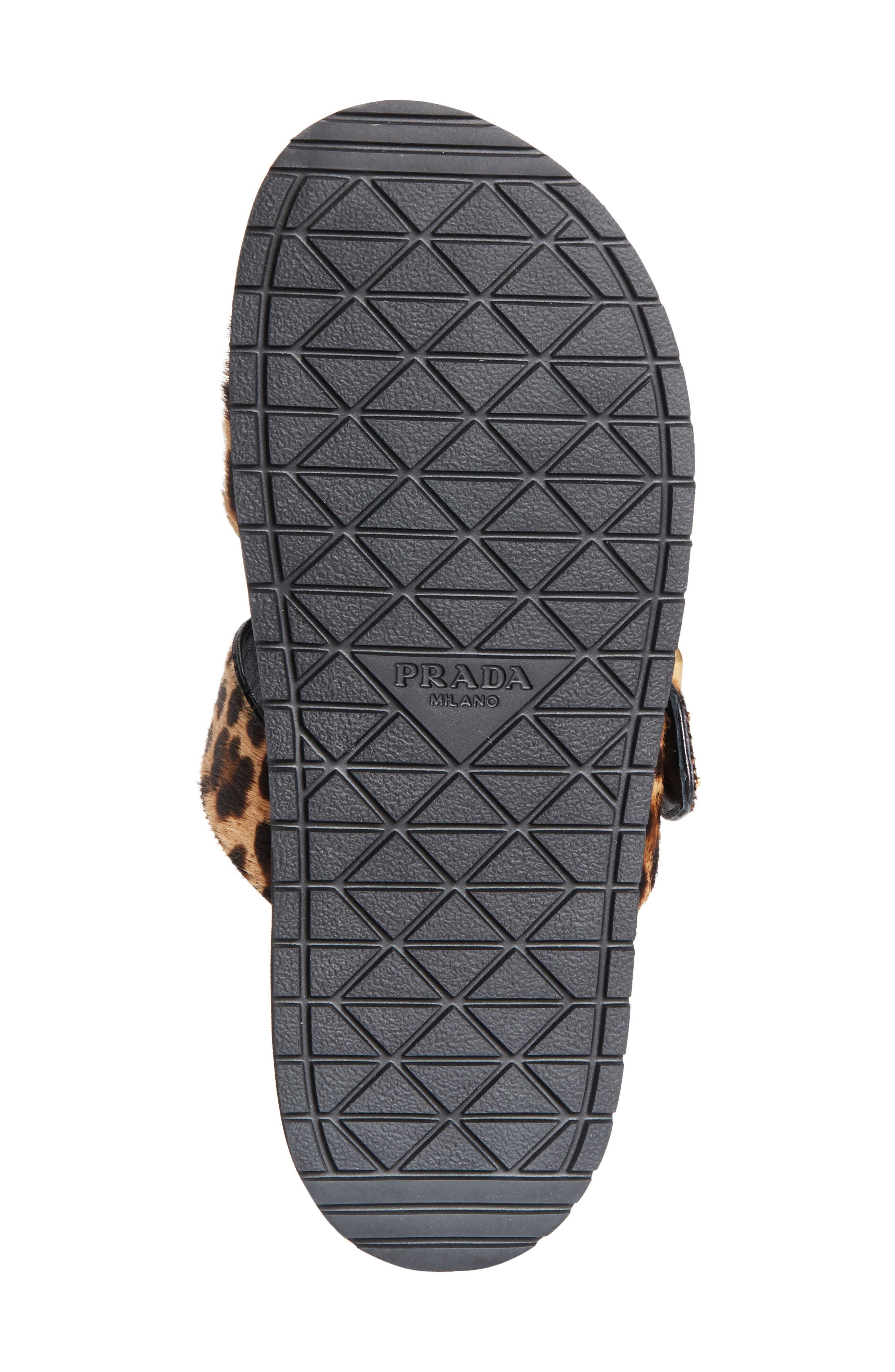 Prada Buckle Slide Sandal in Miele at Nordstrom - 6