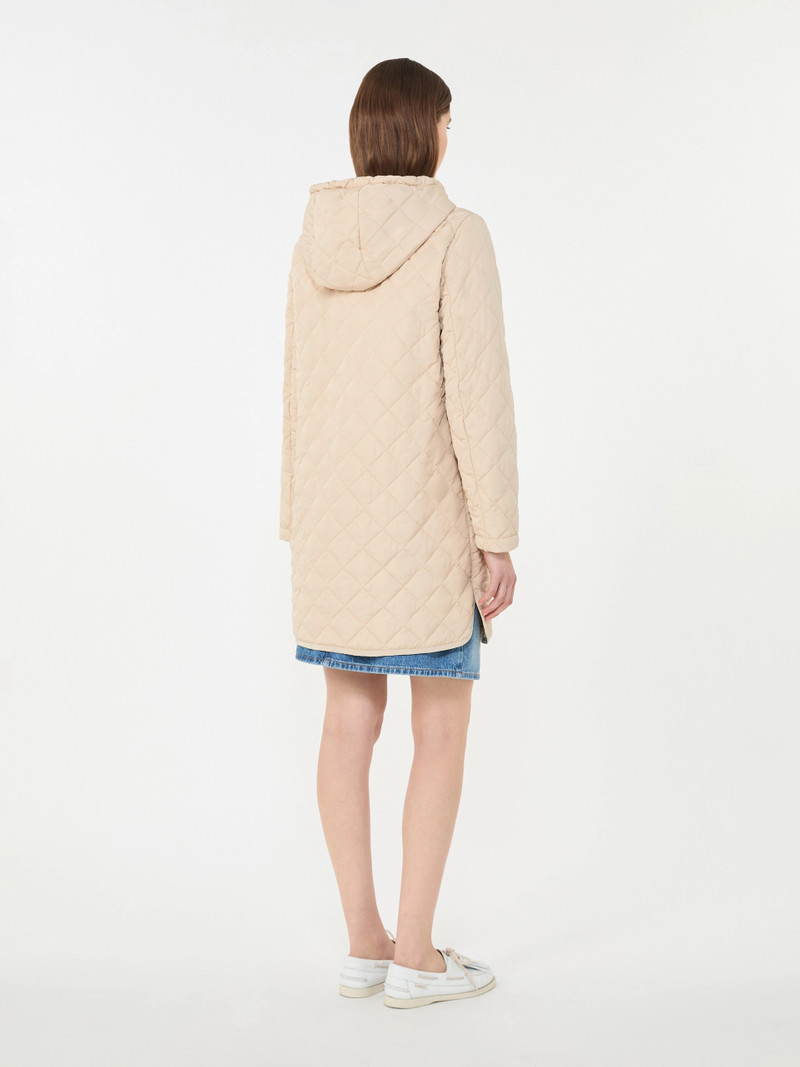 ERIO Water-repellent fabric padded parka - SAND 4