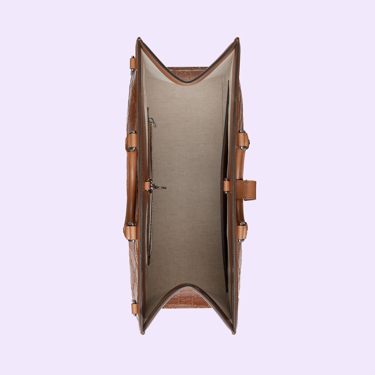 GG embossed tote bag - 7