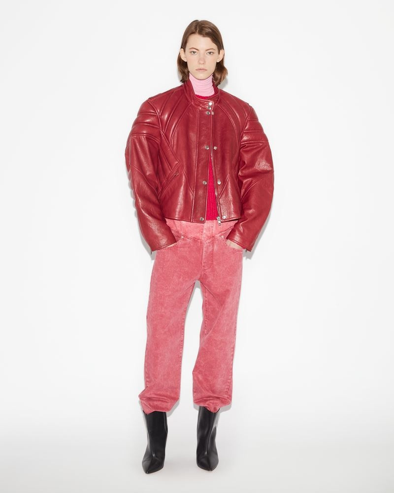 Isabel Marant CHADY LEATHER JACKET outlook