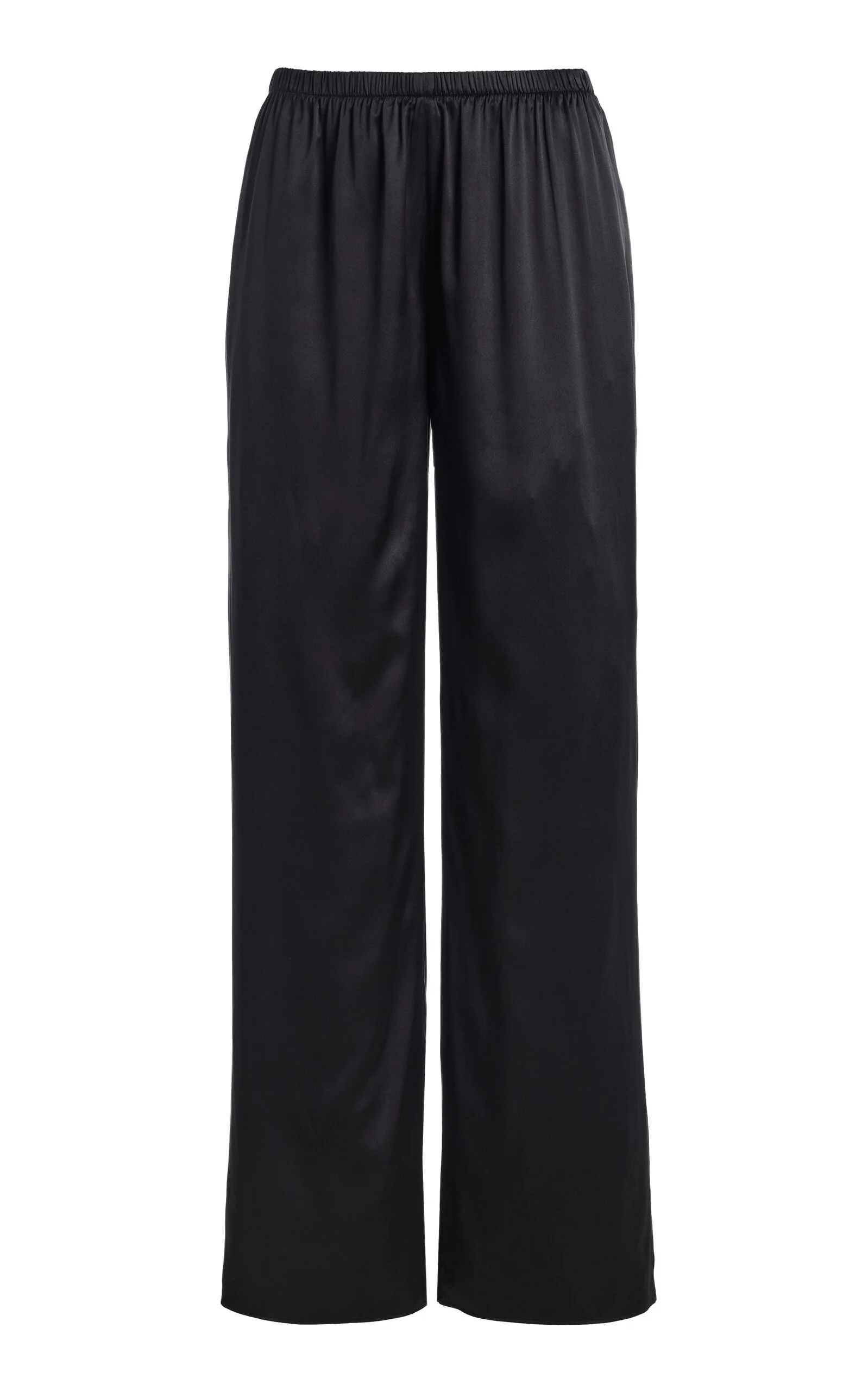 The Everything Silk-Blend Wide-Leg Pants - 1