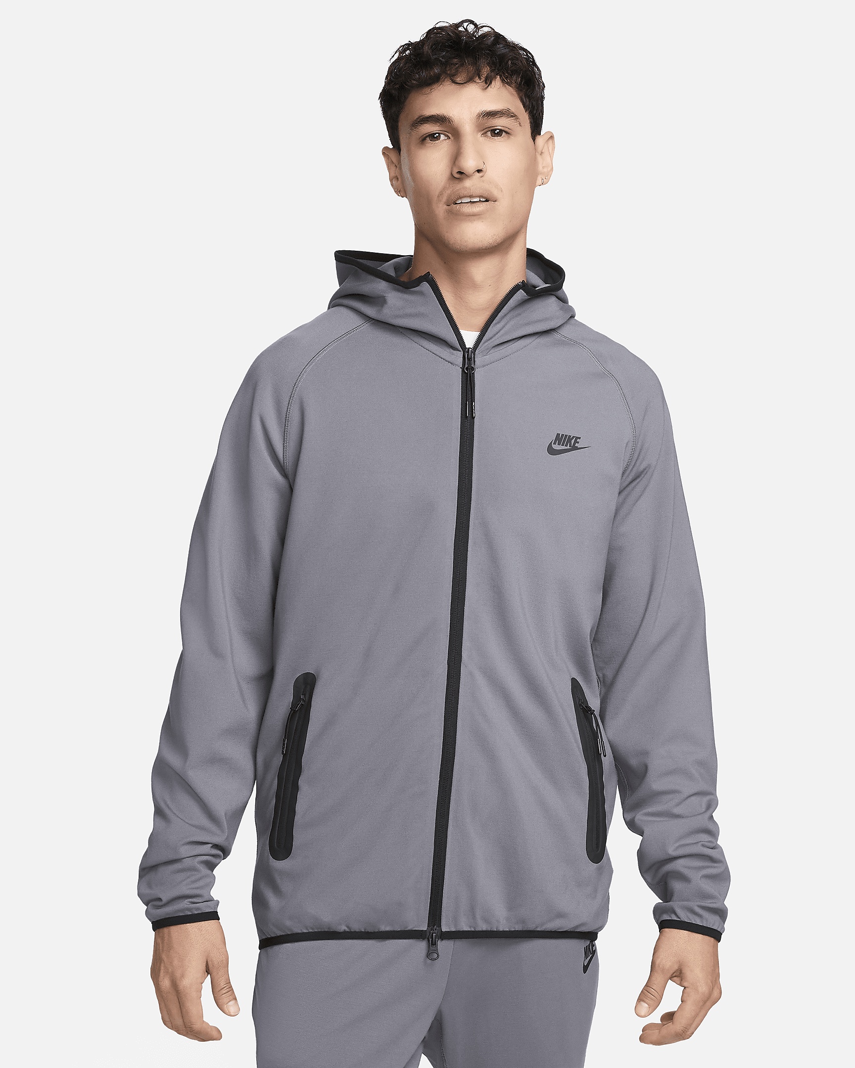 Nike Tech Men's Lightweight Knit Full-Zip Hoodie - 1