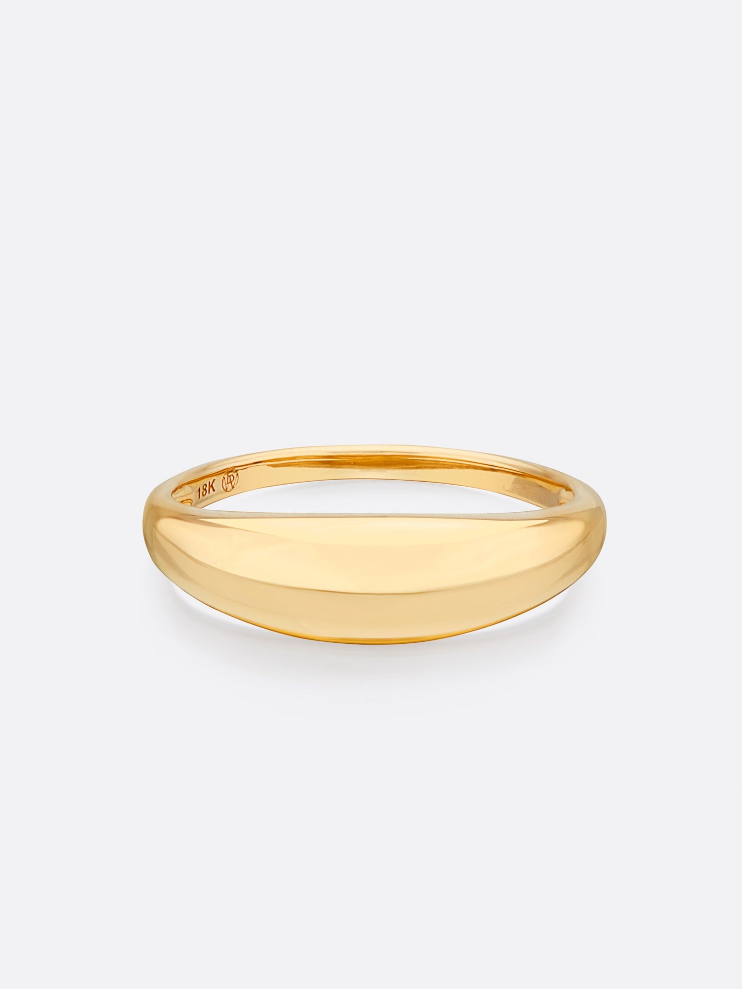 Icons Yellow Gold Everyday Dome Ring - 4