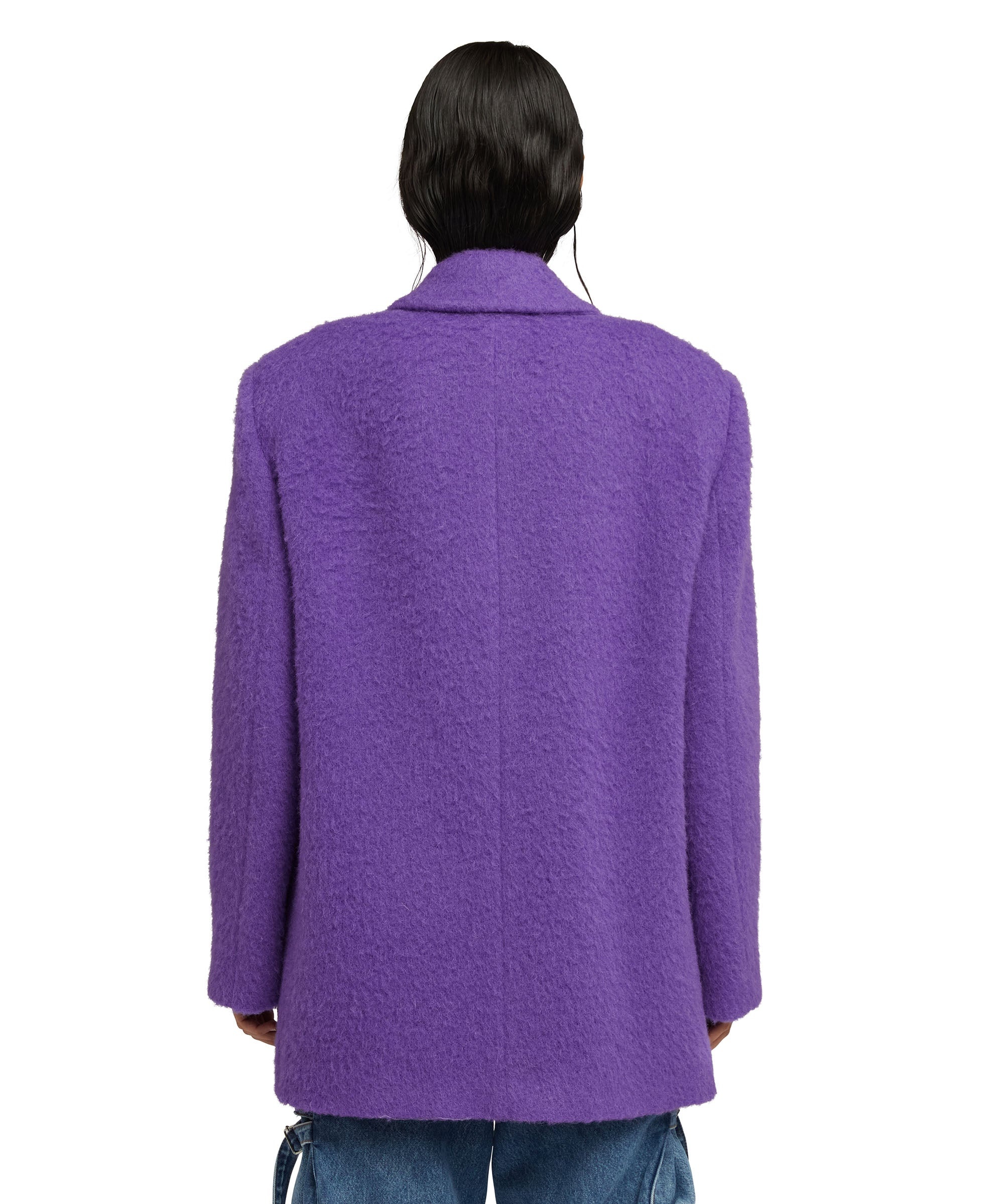 Double-breasted jacket with  "Diagonal Pure Wool" workmanship - 3