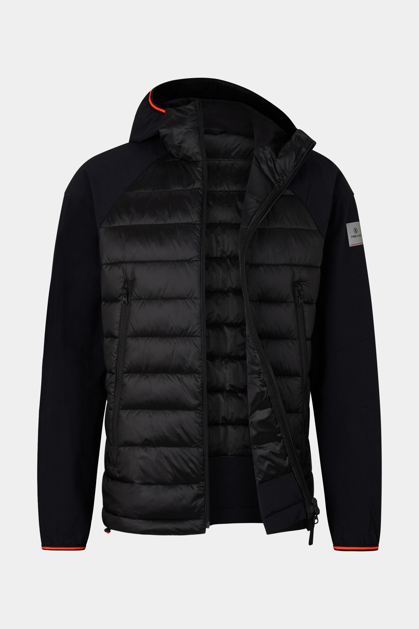 Kegan Hybrid jacket in Black - 7