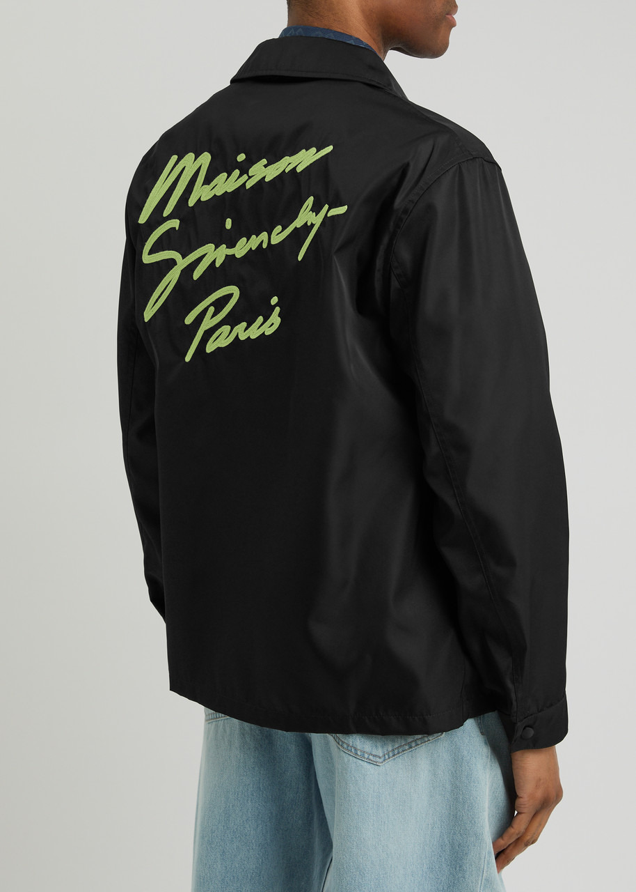 Givenchy Logo-embroidered Taffeta Overshirt - 5