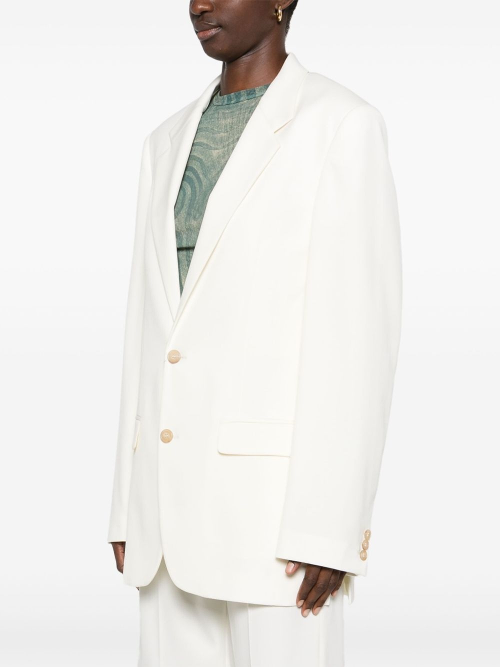 twill blazer - 3