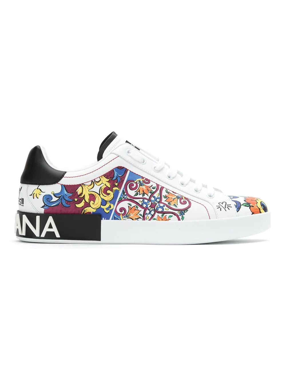 printed sneakers - 1